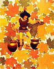 Maxfield Parrish Canvas Paintings - Jack Frost